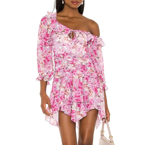 For Love and Lemons Sofia Mini Dress Size Small (Worn Once) - Picture 1 of 7